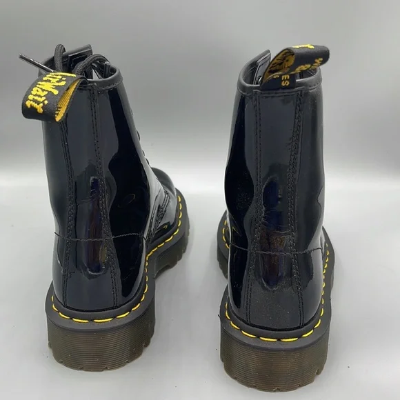 Dr Martens 1460 patent leather boots platforms - Picture 3 of 5